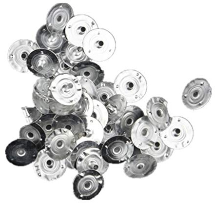 300 Stücke Kerzendocht Halter Dochtfüße Metall Basen Kerze Wick Tabs Runddocht Fuß DIY Kerzenherstellung Teelichter Runddochte Zubehör