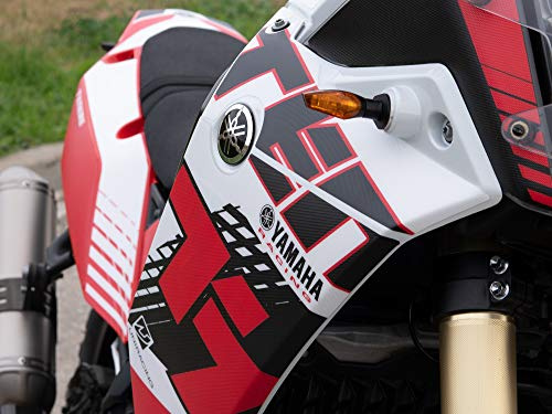 UNIRACING K49368 Dekoration Schutz Aufkleber Kit für Yamaha Tenere 700 2019-23, Adventure Weiß