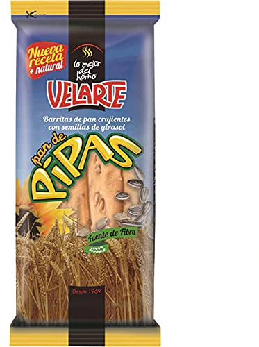 Velarte Artesanas pan de pipas bolsa 50 gramos (Caja de 55 bolsas de 50 gramos)