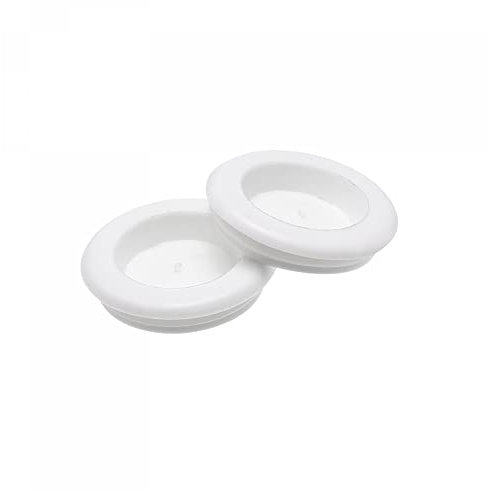 sourcing map Rubber Grommet Mount Size 12 x 15mm Round Single-Sided for Wire Protection, Pack of 10
