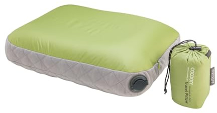 Cocoon Air-Core Pillow Ultralight Größe 28 cm x 38 cm wasabi/grey