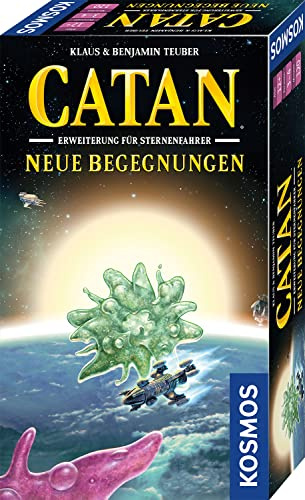 Kosmos Catan - Sternenfahrer Erweiterung - Neue Begegnungen | Nur spielbar mit CATAN Sternenfahrer, Brettspiel für 3-4 Personen ab 12 Jahre, Siedler von Catan