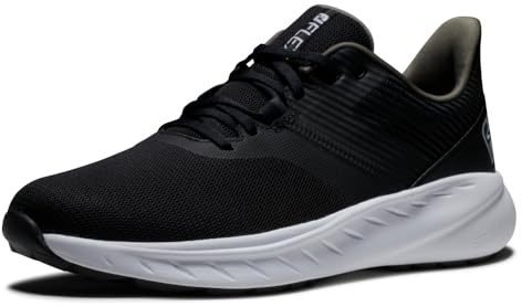 Footjoy Flex, Golfschuh, Black/Black/Red,
