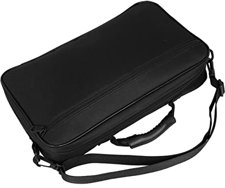 WHAMVOX Oboe Umhängetasche Schwarz Organizer Bins Oboe Bag Container Instrument Storage Holder Shoulder Tote Bag Oboe Storage Case Instrument Storage Pouch Black Shoulder Bag Oboe Case Cover