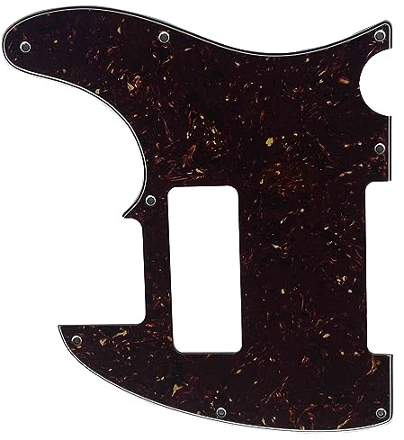 Gitarren-Pickguard für Fender Tele, 8 Löcher, P90-Stil (4-lagig, braune Schildkröte)