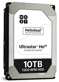 WD HGST Ultrastar He10 10 TB Internal Hard Drive HUH721010ALE601 / 0F27468 3.5 Inch HDD SATA 6Gb/s (Refurbished)