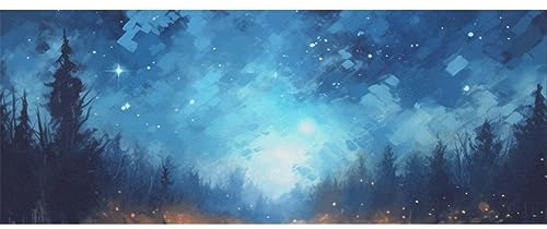 DNOVING 2 Rollen Sternenhimmel Geburtstag Geschenkpapier - 147,3 x 58,4 cm Geschenkpapier für Jungen & Mädchen Geburtstag & Freundsmas GWP-393209934