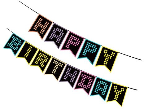Gadpiparty 3 Sets Helle Und Reiche Feier Banner Geburtstag Banner Party Banner Geburtstag Party Dekorationen
