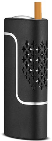 FUNRIN Cendrier électronique Intelligent, Cendrier Personnel portatif USB Rechargeable Multifonctionnel sans fumée pour Cigarettes d'intérieur pour la Maison, Voiture, Bureau,Noir