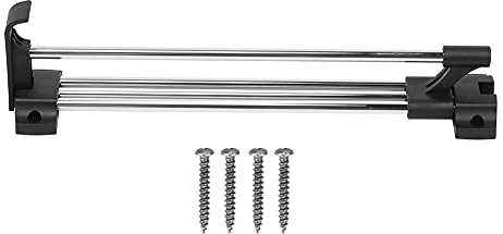 Varilla Para Colgar Extensor De Armario, Postes De Armario Para Colgar Ropa, Percha Retráctil, Varilla Para Colgar Ropa, Soporte Organizador De Ropa Ajustable, Barra Corrediza Para Armario(30CM)