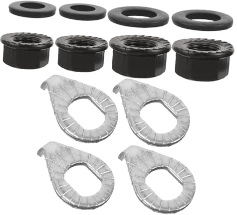 Gogogmee 1ensemble Kit De Écrous De Roue pour Vélos avec Housse De Sécurité Acier Flasque Comprenant Écrous pour Axes De Vélo Accessoires De Réparation