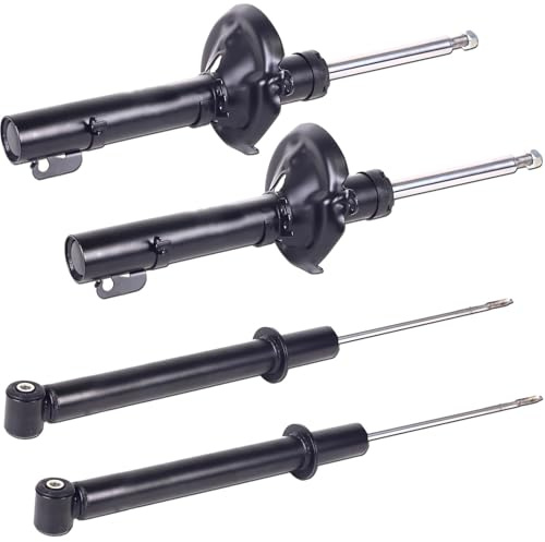 4x Gasdruck Stoßdämpfer vorne + hinten | 2x 65433104 + 2x 63231238 für Polo 9N Fabia 1 2 Ibiza