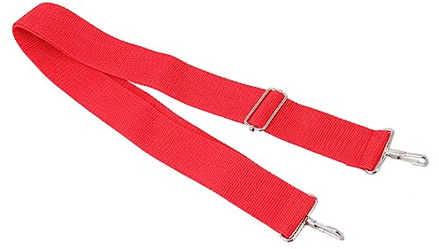 Rote Nylon Trommelgurt mit Metallhaken für Djembe und Bougarabou | Wg02, Verstellbare Länge, für Marsch und Parade, Leicht zu Tragen, für Erwachsene und Kinder