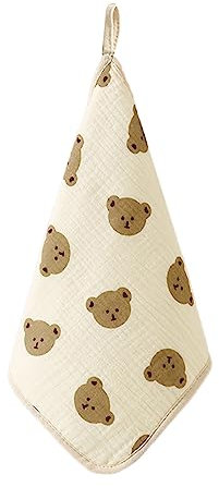 Baby-Waschlappen mit 4-lagigem für Neugeborene, weiche Baby-Waschlappen für Jungen und Mädchen, Baumwoll-Gesichtshandtücher für Neugeborene, 25,4 x 25,4 cm