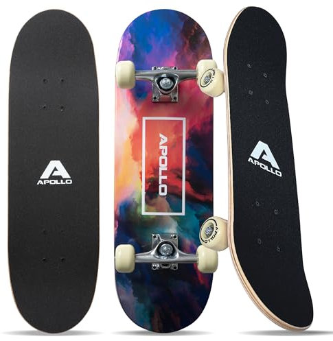 Apollo Skateboard - Color Nebula - Kinderskateboard 71cm, ABEC 3
