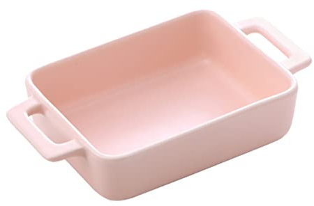 Gatuida Tazón De Arroz Horneado De Cerámica Doble Oreja Molde Para Pan Saludable Resistente Al Desgaste Adecuado Para Cocina y Repostería Bandeja De Almacenamiento Simple