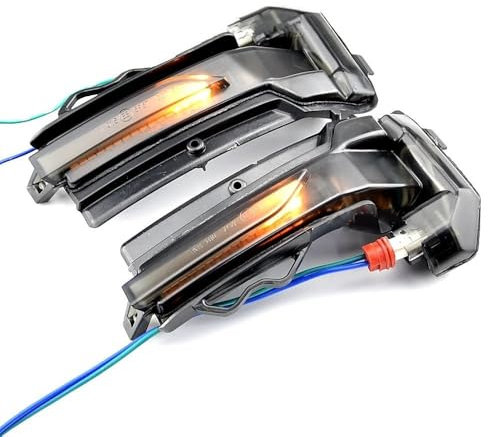 Luz de Señalización Luz Señal Giro Dinámica LED para Espejo Retrovisor Lateral Coche Luz Intermitente Secuencial para Q2 2016 2017 2018 2019