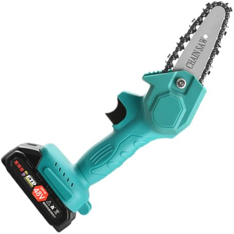 UPKOCH Motosega Elettrica Mini Batteria Per Disboscamento e Falegnameria Leggera e Pratica Motore Efficiente Per Tagliare Tronchi e Rami