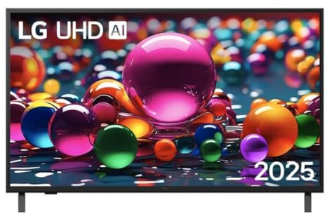 LG AI UA75 (2025) 43 LED UHD 4K TV Black - 43UA75006LA
