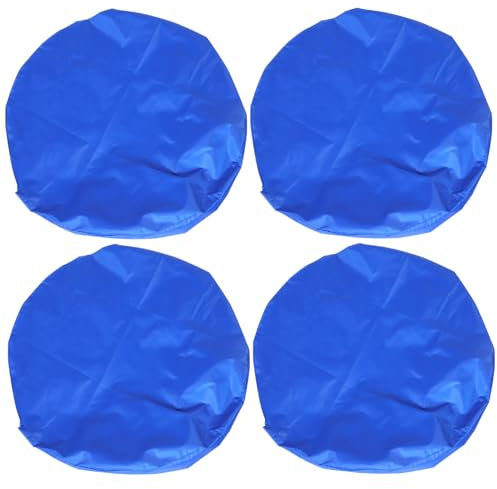 Cubierta de Neumático Azul 4 Piezas de Tela Oxford para Exterior