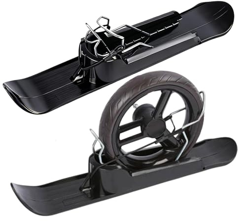 Esquís para cochecito de bebé, accesorios ligeros para esquiar, snowboards y esquís para cochecitos, para bicicleta, carrito de golf, sillas de ruedas, correr, ciclismo, senderos deportivos, parque a