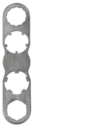 TC4-legering cykelpedalskiftnyckel med 4 hålalternativ för enkel reparation och ersättning av för utseende och för KEO-pedaler lätt design (silver)