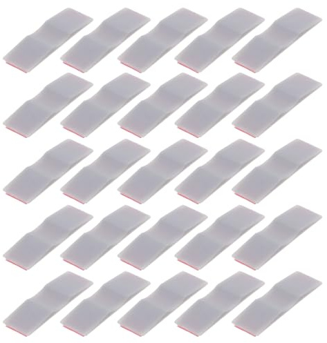 STAHAD Positionneurs de Rail pour Portes Coulissantes 50 Pièces Tampons Amortisseurs Auto-Adhésifs pour Armoire Fonction