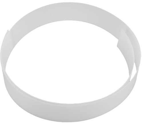 TEHAUX Diffusore di Luce a Striscia LED Flessibile 0,5mm Pannello Acrilico Bianco Opaco per Lampada a Sospensione e Illuminazione Armadi, Copertura Diffusore Canale LED per Ambienti