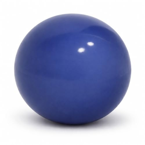 Keramik Kugel 40 cm Gartenkugel Dekokugel Gartenfigur Dekoration aus frostfester, witterungsbeständiger, robuster Steinzeug-Keramik Outdoor (Blau 1)
