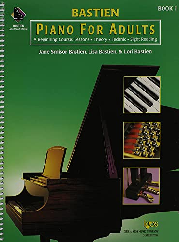 KP1B - Bastien Piano for Adults, 1 Book Only: A Beginning Course: Lessons, Theory, Technic, Sight Reading
