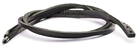 Trollbeads Lederarmband Schwarz ohne Verschluss