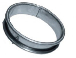 Cercle inox à tarte individuel (par 10) (ø 9 cm haut 1.6 cm)