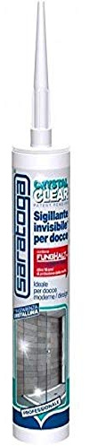 Saratoga Cartuccia Silicone Crystal Clear Per Docce 310 ml