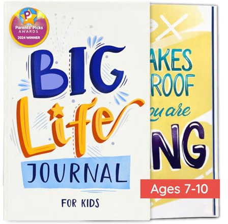 Big Life Journal - Seconda edizione: Diario guidato per bambini a mentalità di crescita - Diario interattivo e pianificatore di obiettivi per bambini - Diario guidato per bambini con istruzioni