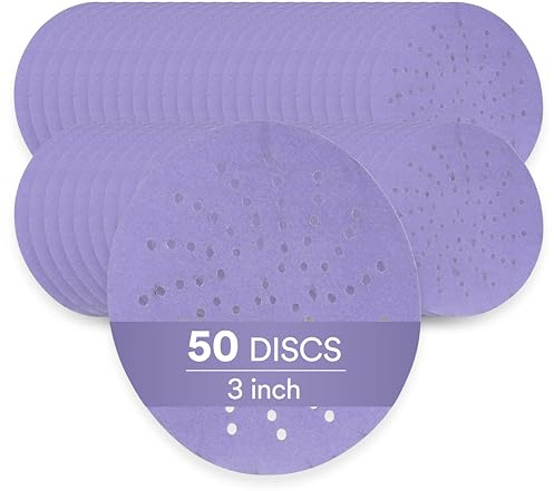 3M Hookit Purple Clean Sanding Disc 343U, 30272, P500, 50 discs per carton