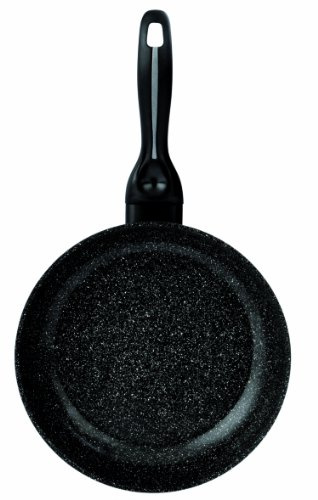 Barazzoni Granitica Padella Effetto Pietra, 28 cm, Alluminio, Nero Puntinato