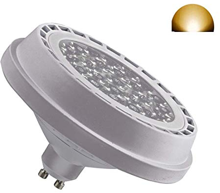 Bombilla LED AR111 Foco De 24w Foco GU10 Base Luces De Riel Reflector Haz De CáLida 3000k AC220V 2100Lm QR111 ES111 Bombilla De Luz Empotrada Equivalente 200w Luz De Iglesia Comercial HalóGena