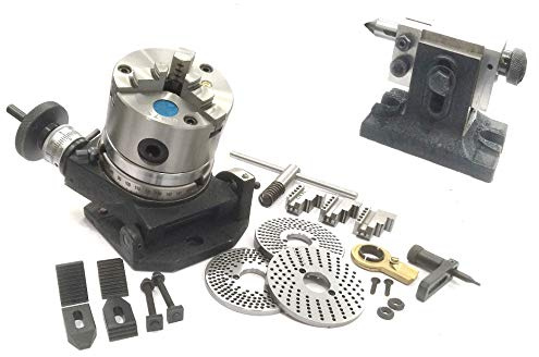 Drehtisch mit MT2-Bohrung, 100 mm, neigbar, für Ingenieurwerkzeuge, schwarz