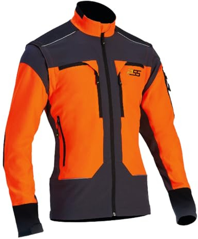 PSS Funktionsjacke X-treme Vario Orange/Grau Größe M