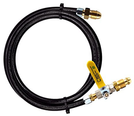 DN Autogas Part LPG Gas Bottle Refill Set LPG Adaptors Kit LPG Adapter to Remotely Fill Empty Gas Cylinders 2 Meters