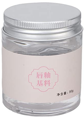 Base de Brillo de Labios, Gel de Base de Brillo de Labios Hidratante Profesional, Material de Cosméticos de Aceite para Bálsamo Labial DIY 50g, Fabricación de Bálsamos de Labios con Brillo de Labios