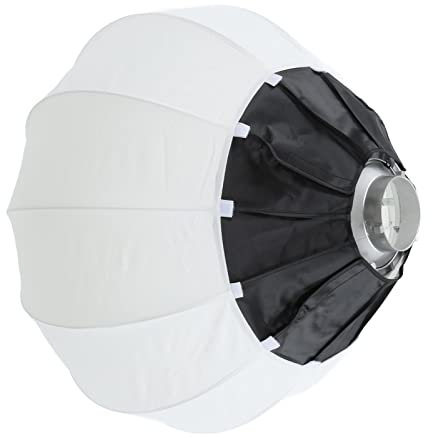 Goshyda Lantern Softbox, Pliable Portable 360 ​​Degrés All Round Soft Light, Équipement de Photographie Professionnel, Effet de Lumière Douce et Uniforme, pour Portraits en Studio Photo,(65cm)