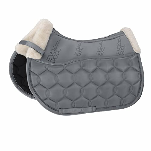 Eskadron Glossy Evo-Wool Schabracke Basic in Ashblue, Größe:Pony Dressur, Farben:Ashblue