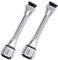 EIHI 2 Pezzi Doccino per Lavandino Cucina con Cannuccia Flessibile in Ottone Made in Prolunga Rubinetto Aeratore Rubinetto Cromato Bianco Doccetta per Lavandino Cucina Rompigetto Rubinetto Cucina