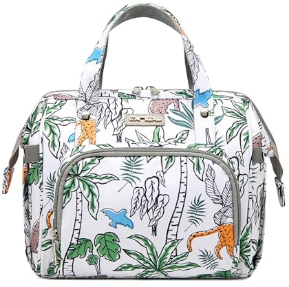 SONARIN Multifunktionale Leichte Baby Wickeltasche,Stilvolle Wasserdichte Babytasche Windel Reisetasche Tragetasche Henkeltaschen Umwandelbar Wickelrucksack Umhängetasche(Grün)