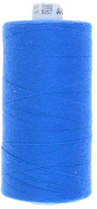 1000 Meter Polyester Nähgarn Knopflochgarn Ziergarn Jeansgarn Stärke 30 Ariadna TALIA (7282 - blau)