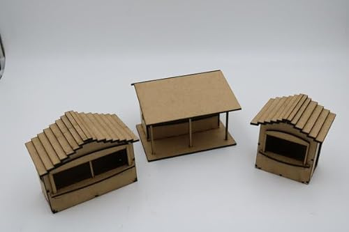 AT-BA Modellbau 220096 Slotcar-Deko - Set di stand
