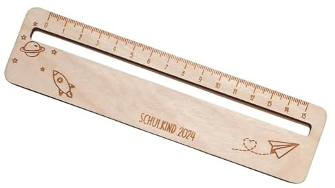 Rrlihjgu Trackers de lecture pour, bandes de lecture - Règles de suivi en bois de petite taille de paragraphe,Règle de mesure, guide de texte pour, étudiants, enseignants, accessoires de lecture