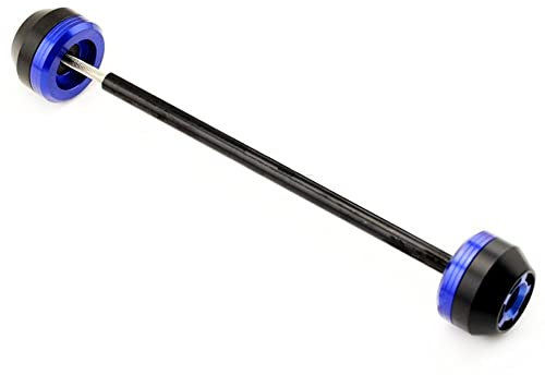 YULEGUDI Schwingenschutz Montageständer Für Y&amaha MT 07 MT07 Zubehör 2014-2022 FZ07 Motorrad Radachse Gabel Crash Slider Schutz Vorne Hinten Schwingenspulen(Front Blue 1pc)