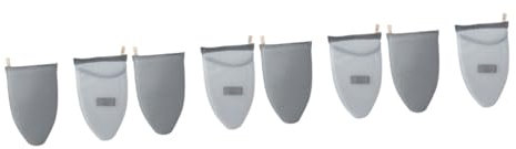 PRETYZOOM 8 Pièces planche à repasser à main ironing board jeannette pour repassage de vapeur pratique de cuisson à la vapeur de défroisseur de vêtements fumants